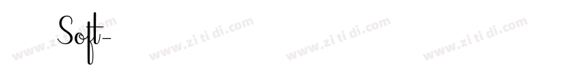 兵克 Soft字体转换